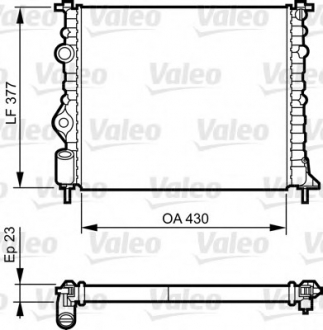 Радиатор системы охлаждения Valeo 731378 (фото 1)