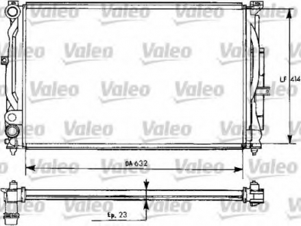 Радиатор системы охлаждения Valeo 731537 (фото 1)