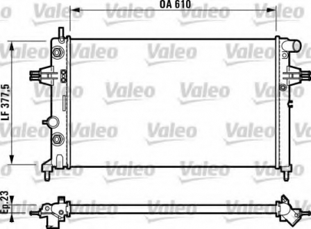 Радиатор системы охлаждения Valeo 732549 (фото 1)