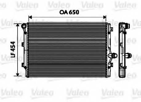 Радиатор системы охлаждения Valeo 734333 (фото 1)