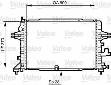 Радіатор системы охлаждения Valeo 734380 (фото 1)