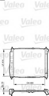 Радіатор системы охлаждения Valeo 735157 (фото 1)