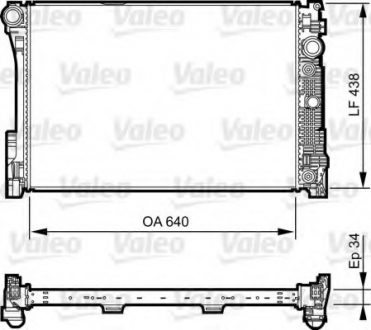 Радиатор системы охлаждения Valeo 735292 (фото 1)