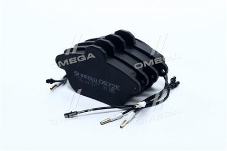 Тормозные колодки дисковые DAFMI / INTELLI D572E (фото 1)