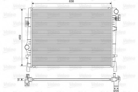 Радиатор системы охлаждения Valeo 701553 (фото 1)