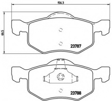 Гальмівні колодки дискові P24 056 BREMBO P24056 (фото 1)