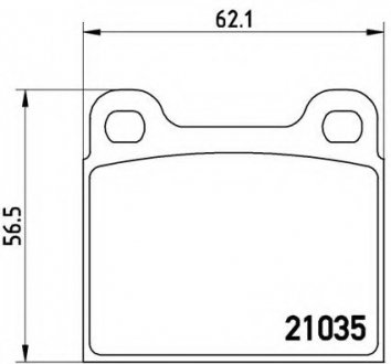 Гальмівні колодки дискові P50 066 BREMBO P50066 (фото 1)