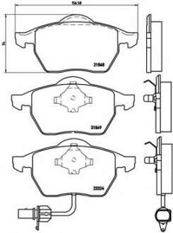 Гальмівні колодки дискові P85 060 BREMBO P85060 (фото 1)