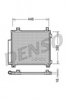 Конденсатор, кондиционер DENSO DCN50045 (фото 1)