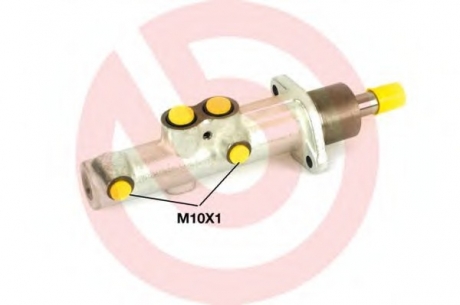 Гальмівний циліндр головний M50 025 BREMBO M50025 (фото 1)