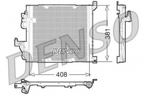Радіатор кондиціонера DENSO DCN20012 (фото 1)