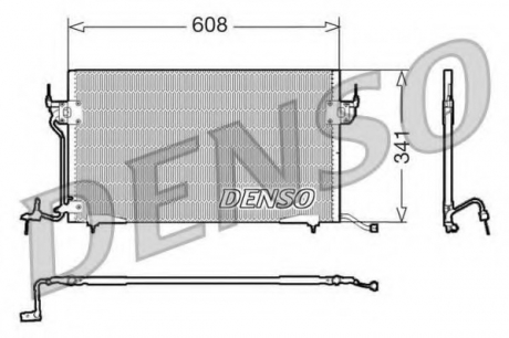 Радіатор кондиціонера DENSO DCN21010 (фото 1)