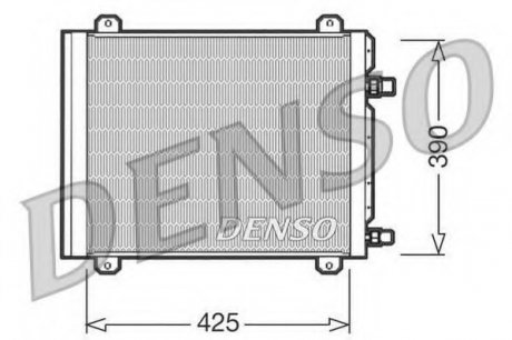 Радіатор кондиціонера DENSO DCN23004 (фото 1)