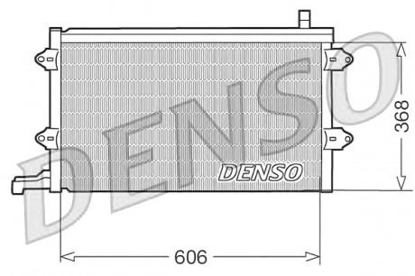 Конденсатор, кондиционер DENSO DCN32003 (фото 1)