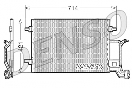 Конденсатор, кондиционер DENSO DCN32019 (фото 1)