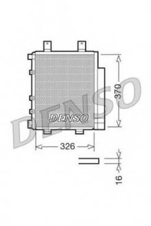 Конденсатор, кондиціонер DENSO DCN35003 (фото 1)