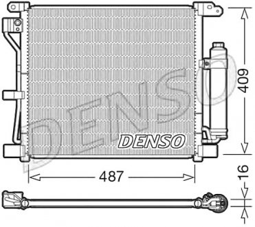 Радіатор кондиціонера DENSO DCN46019 (фото 1)