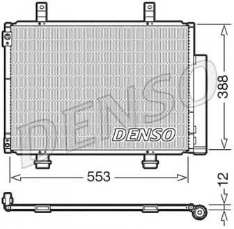 Радіатор кондиціонера DENSO DCN47007 (фото 1)