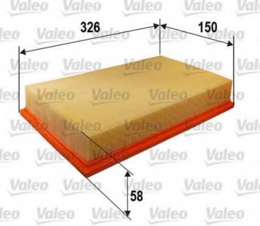 Фильтр воздушный (плоский) Valeo 585282 (фото 1)
