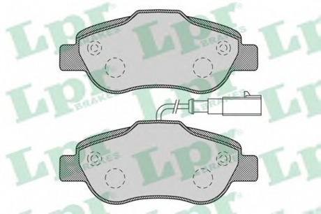 Гальмівні колодки, дискове гальмо (набір) LPR 05P1263 (фото 1)