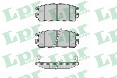 Гальмівні колодки, дискове гальмо (набір) LPR 05P1323 (фото 1)