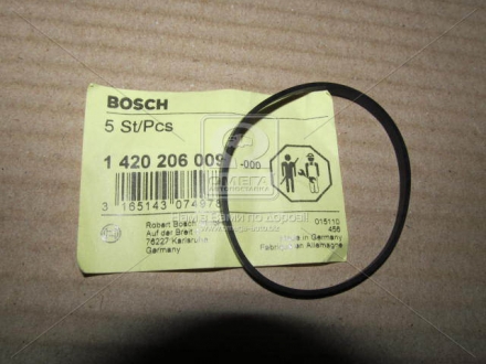 Уплотнительное кольцо BOSCH 1420206009 (фото 1)