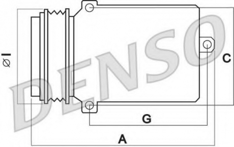 Компресор кондиціонера DENSO DCP05016 (фото 1)