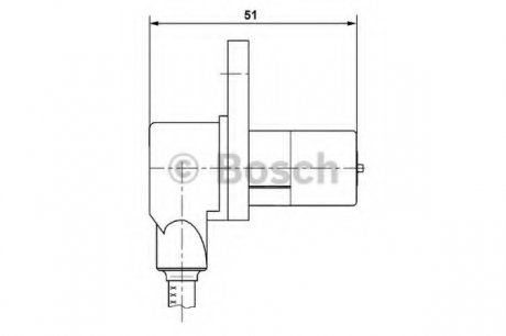 Датчик числа оборотов BOSCH 0265006233 (фото 1)