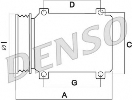 Компрессор, кондиционер DENSO DCP50114 (фото 1)