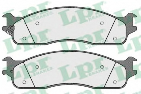 Тормозные колодки дисковые LPR 05P1478 (фото 1)