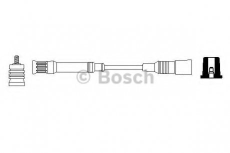 Автомобільний високовольтний провід BOSCH 0356912898 (фото 1)