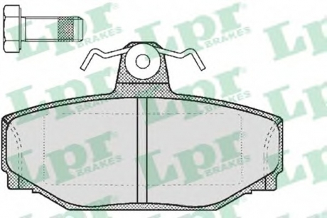 Тормозные колодки дисковые LPR 05P217 (фото 1)