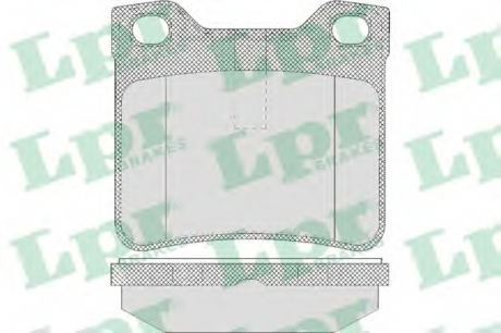 Комплект гальмівних колодок з 4 шт. дисків LPR 05P622 (фото 1)