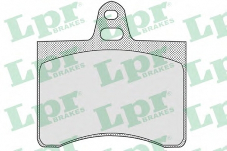 Комплект гальмівних колодок з 4 шт. дисків LPR 05P800 (фото 1)