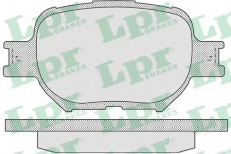 Тормозные колодки дисковые LPR 05P837 (фото 1)