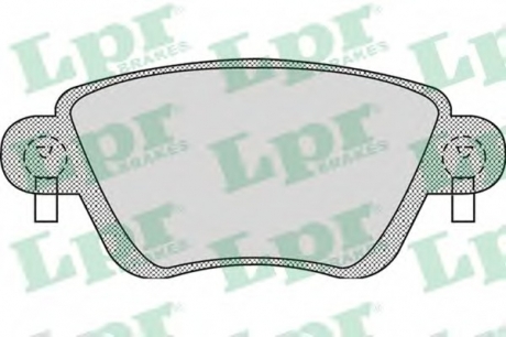Комплект гальмівних колодок з 4 шт. дисків LPR 05P897 (фото 1)