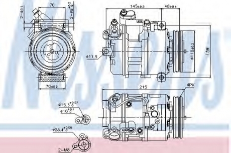 Компресор кондиціонера First Fit NISSENS 89417 (фото 1)