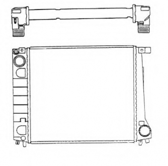 Радиатор системы охлаждения NRF 51349 (фото 1)