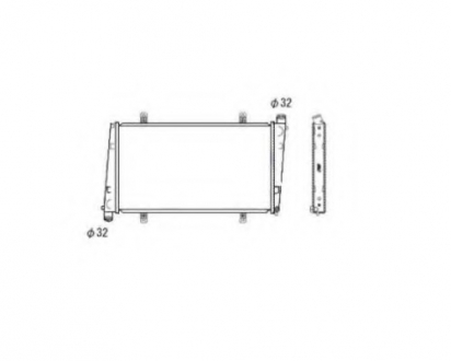 Радиатор системы охлаждения NRF 53483 (фото 1)