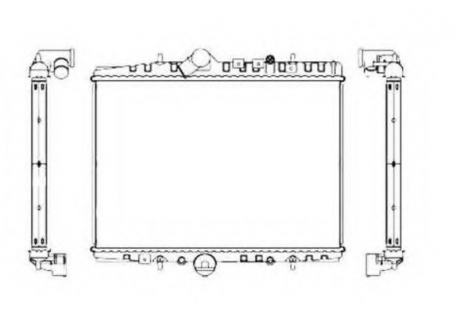 Радіатор NRF 55346 (фото 1)