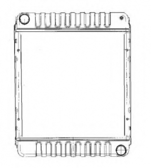 Радиатор системы охлаждения NRF 55311 (фото 1)
