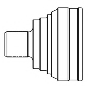 РШ шарнір (комплект) GSP 803077 (фото 1)