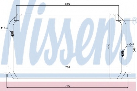 Радиатор кондиционера NISSENS 94056 (фото 1)