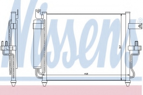 Радиатор кондиционера NISSENS 94452 (фото 1)