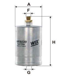 Фільтр палив. MB W124 /PP835 (вир-во -FILTERS) WIX FILTERS WF8039 (фото 1)