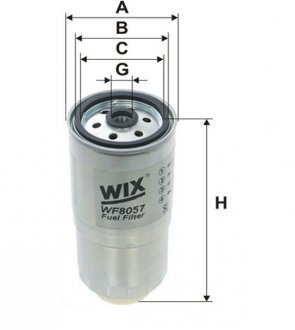 Фильтр топливный WIX FILTERS WF8057 (фото 1)