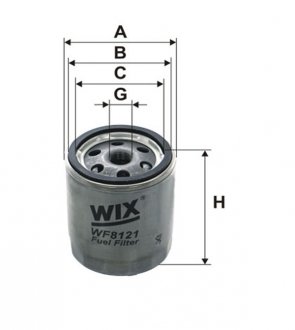Фильтр топливный WIX FILTERS WF8121 (фото 1)