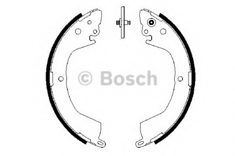 Тормозные колодки BOSCH 0986487684 (фото 1)