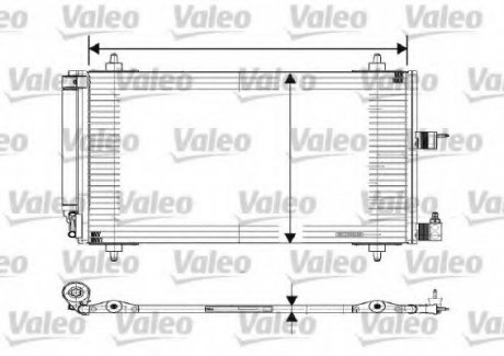 Радіатор кондиціонера Valeo 817508 (фото 1)