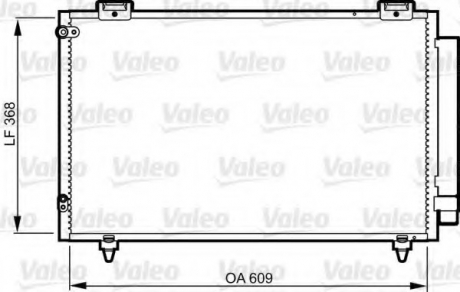 Радіатор кондиціонера VAL817805 Valeo 817805 (фото 1)